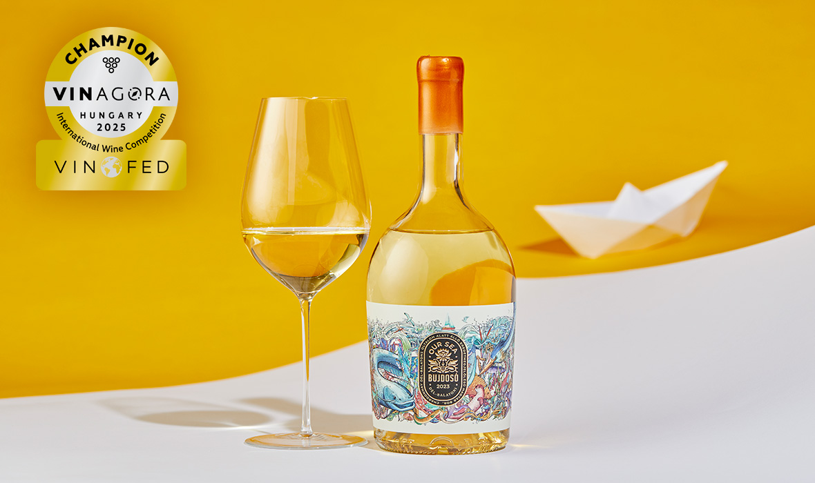 VinAgora Champion legjobb száraz fehérbor Bujdosó Our Sea Chardonnay 2023