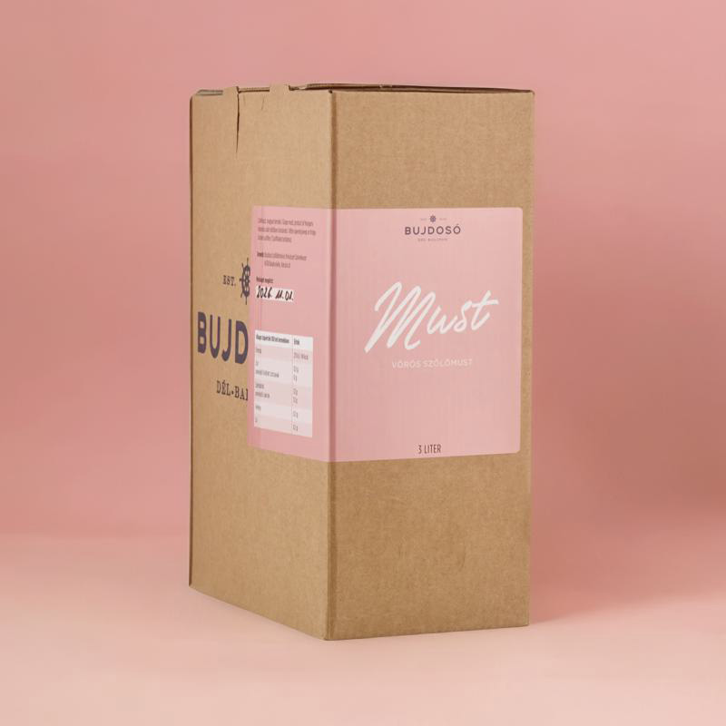 100% természetes vörös szőlőmust